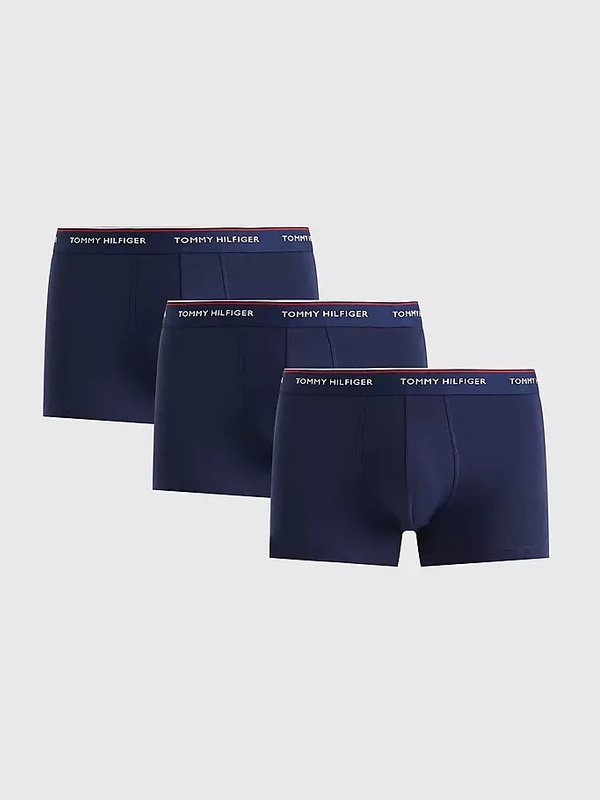 Men&#39;s boxer shorts 3 pack Tommy Hilfiger navy blue 1U87903841