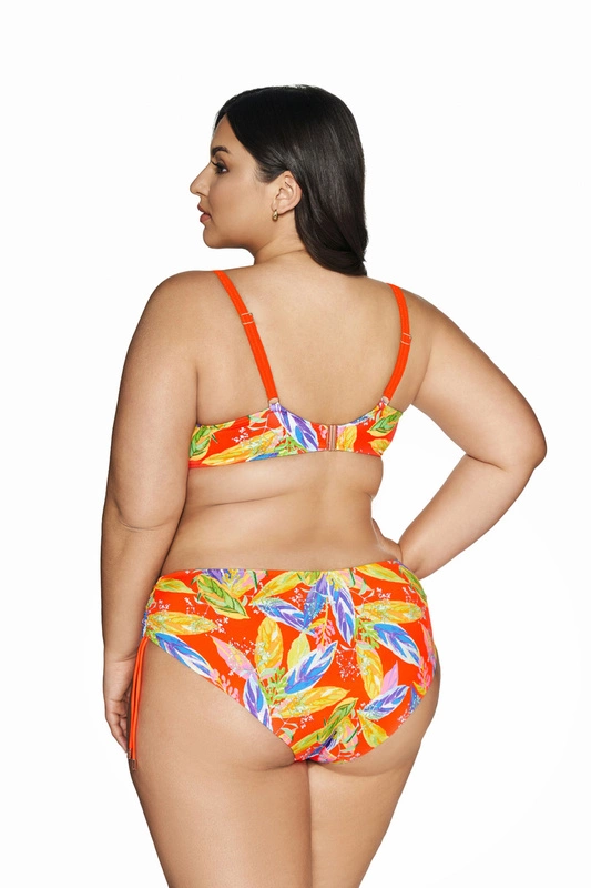 Badeslip mit Kordelzug Ava vivid orange SF 226/2