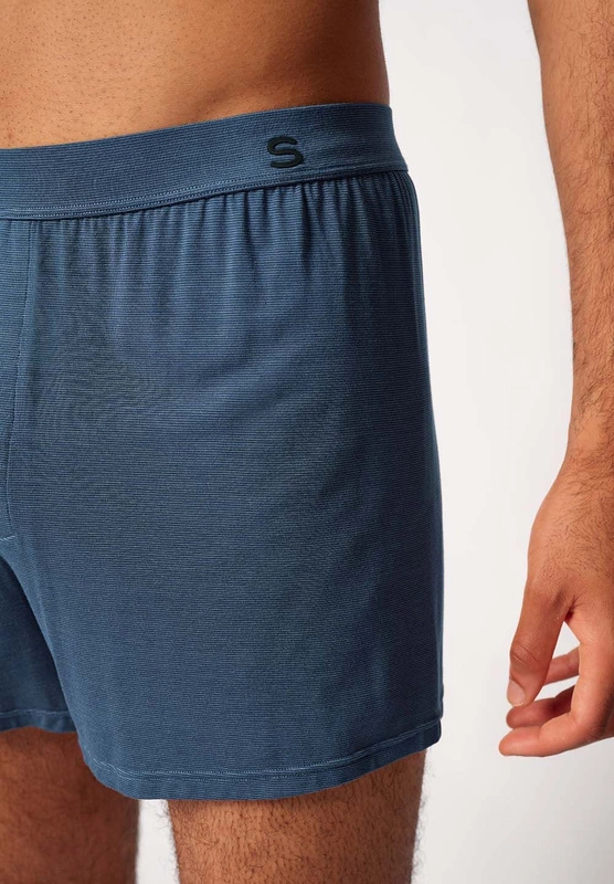 Bamboo men&#39;s loose boxers Skiny sea 080413